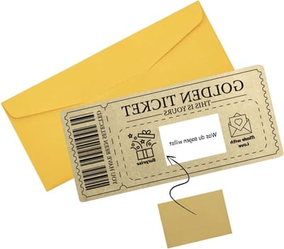 Gratis kras-cadeaubonnen: 3x gouden ticket bioscoopbon verjaardagscadeau voor vrouwen