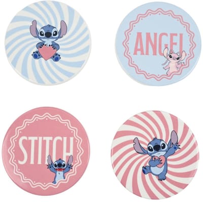 Disney Home Stitch & Angel Valentijn Onderzetters