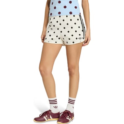 Adidas Polka Dots Korte Broeken Dames - Wit - Maat XXL (50-52) - Poly Mesh