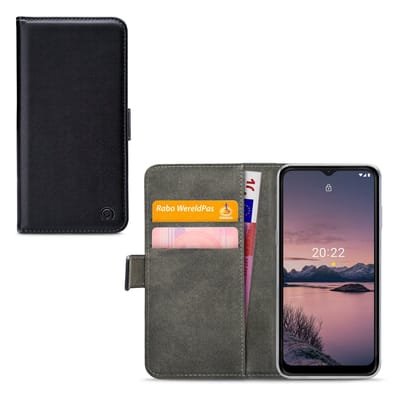 Mobilize Telefoonhoesje geschikt voor Nokia G11 Hoesje | Mobilize Classic Gelly Wallet Bookcase Portemonnee | Pasjeshouder voor 2 Pasjes | Telefoonhoesje voor Pinpas / OV Kaart / Rijbewijs - Zwart