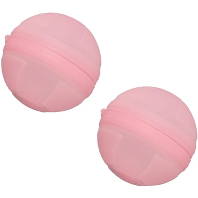 2 stuks Herbruikbare Waterballon Glow in the Dark Snelvullend Zelfsluitend Siliconen Navulbare Waterbal roze