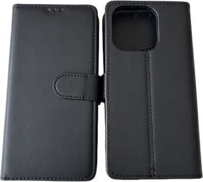 Luxe PU Leder wallet Case - Bookcase Hoesje Met Stand Functie - Geschikt voor Appel iPhone 16 Pro - Uitstekende Kwaliteit Beschermhoes Met Pasjes Houder - Zwart