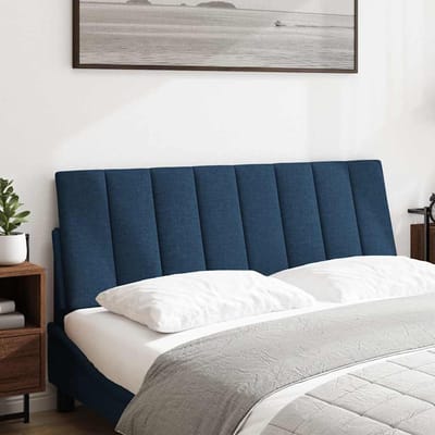 vidaXL - Hoofdbordkussen - "Hanko" - 120 - cm - stof - blauw