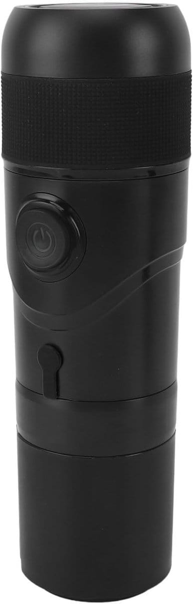Draagbaar Koffiezetapparaat - Mini Koffiemachine - Voor Onderweg - 3-in-1 Ontwerp - 30 x 10 x 10 cm - Zwart