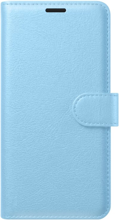 Zanae, Etui Geschikt voor iPhone 6 met Standaard en Magnetische Sluiting, Lichtblauw