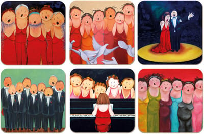 Judith Stam Onderzetters 6 stuks