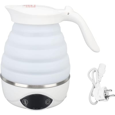 Opvouwbare Waterkoker Automatische Uitschakeling Draagbare Opvouwbare Elektrische Waterkoker voor Reizen Kamperen L