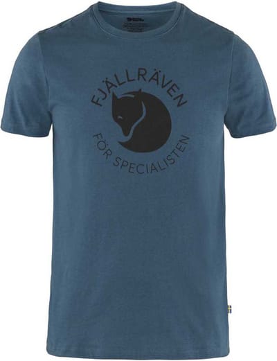 Fjällräven Fox Korte Mouwen T-Shirt Heren - Indigo Blue - L