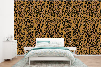 Behang - Fotobehang Panterprint - Luxe - Patronen - Breedte 320 cm x hoogte 240 cm