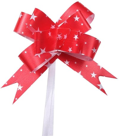 Dailygoods- Geschenkstrikken 30 Stuks - Decoratieve Strikken - Linten voor Geschenkverpakking - Kerstdecoratie - Bruiloftdecoratie - Verjaardagsdecoratie - PP-Kunststof 1,6 cm x 34 cm - Cadeaustrikken