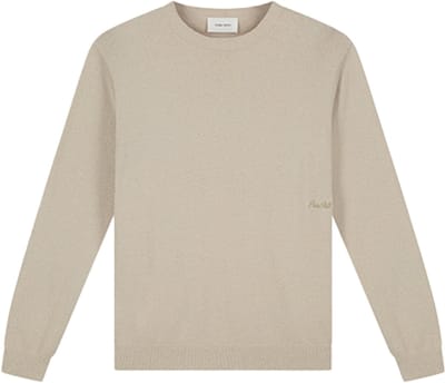 Pure Path Towel Soft Boucle Knitted Crewneck