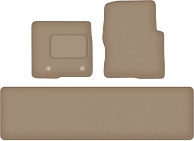 Wielganizator WLG-CARLUX - Auto Vloermatten - Beigem - Voor Ford F150 XI Supercab