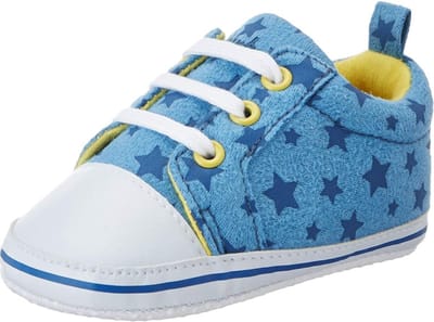 Playshoes Babyschoenen Stars Junior Lichtblauw Maat 17