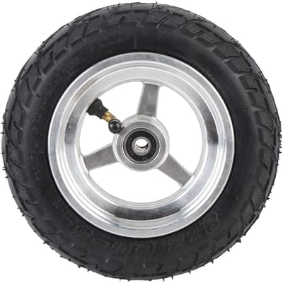 8x2.005 Tubeless Band met 10MM Lager Naaf Rubber Aluminiumlegering 8 Inch Elektrische Scooter Band gray