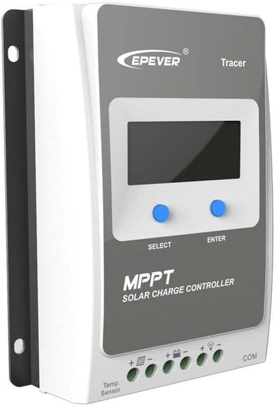 MPPT Solar Laadregelaar 40A 12V/24V met LCD Display en Negatieve Aarding