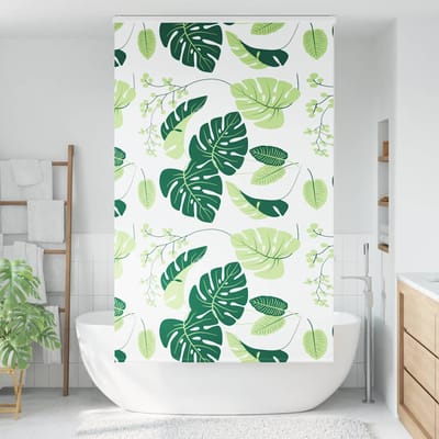 vidaXL - Doucherolgordijn - met - cassette - 130x240 - cm - stofbreedte - 126 - cm