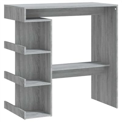 Bar tafel met opbergrek 100x50 cm - Perfect voor kleine ruimtes