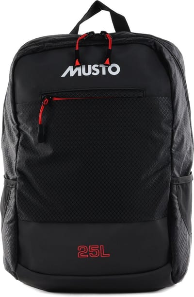 MUSTO Sportrugzak Laptop rugzak met laptopvak Essential 25L Backpack Black Zwart