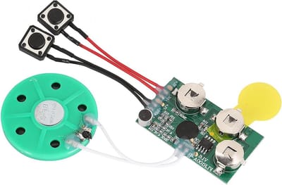 Allecto Plus - Voice Module voor DIY geluidsopname en weergave - muziekdoos creatief Moederdag cadeau - 82 karakters