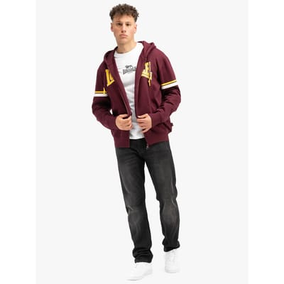 Lonsdale London Darfield Heren Vest met capuchon - rood - S