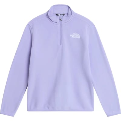 The North Face Girls' Glacier 1/2 Zip Fleece Junior - Paars, Paars L