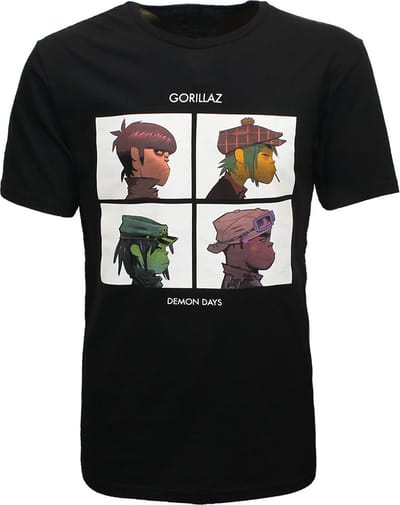 Gorillaz Demon Days Album Cover T-Shirt - Officiële Merchandise - XL