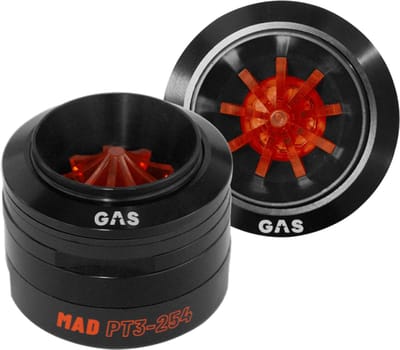 Gas Audio Power Gas Mad Level 3 Horn Tweeter 1 voor Auto Geluidssystemen en Hoogwaardige Geluidskwaliteit