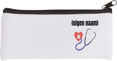Akyol - dokter slethoscoop met eigen naam Etui - Dokter - iemand die dokter is - ziekenhuis - hart - verjaardag - cadeau - kado - 20 bij 9 cm