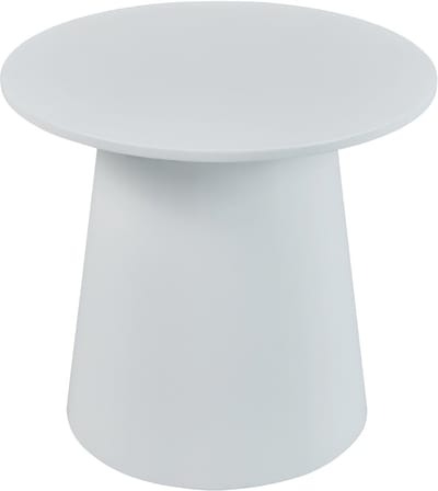 Salontafel Nyd rond 40x44 cm wit tafel met stabiel onderstel [en.casa]