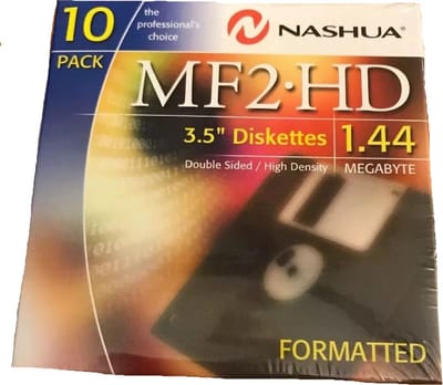 Diskettes MF2-HD 3.5" / Floppy disk.