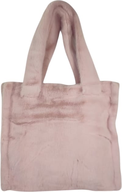 Qischa - Handtas - Tote bag - furry - roze