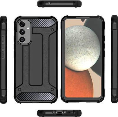 Hoesje Geschikt voor Samsung Galaxy A34 | Shock Proof | Hybride Back Cover | Beschermhoes | Schokbestendig | Extra bescherming | Zwart