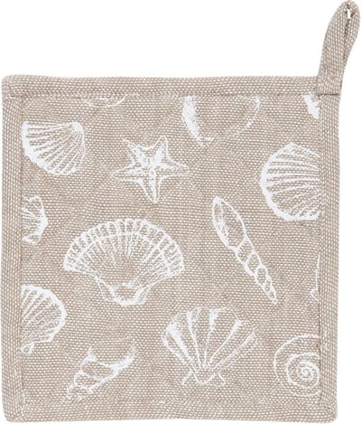 Clayre & Eef Pannenlap SES45N 20*20 cm - Natuur 100% Katoen Afgiet Pannenlap Afgiethulp Pannelap