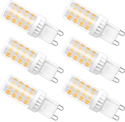 6 Stuks G9 5W LED-Lampen - Warm Wit 2700K - Energiebesparende Vervanging voor Halogeenlampen - Niet Dimbaar