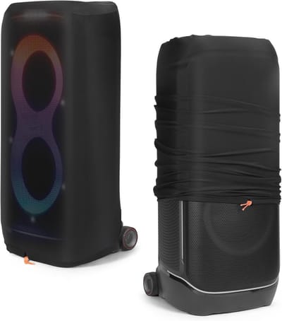Draagbare Speaker Hoes voor Bescherming en Opslag - Zachte Dust Cover voor Buiten en Thuis, Geschikt voor Partybox 720 en 710, Zwart, 21 x 16 x 5 cm