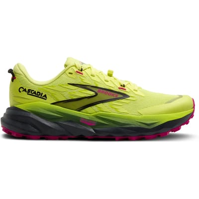 Brooks Cascadia 19 Smalle Trailschoenen Geel EU 37 1/2 Vrouw