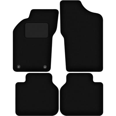 Zwarte veloursmatten voor: Alfa Romeo 155 sedan (1995-1999)