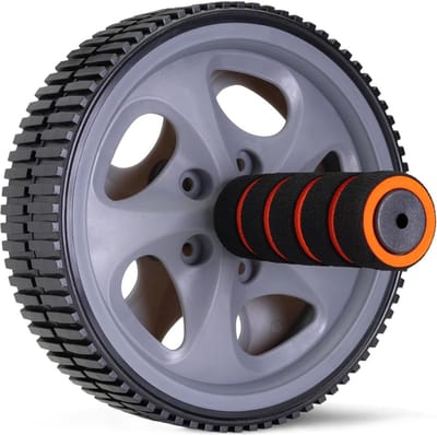 SNJY® Ab Roller - Ab Wheel - Buikspiertrainers - Buikspierwiel - Zwart