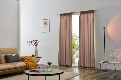 Larson - Velvet Gordijnen - 1.4m x 2.5m - Haken - Roze