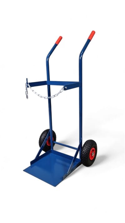 FRAMI gasflessenwagen voor 1x 33 kg propaanfles op luchtbandwielen