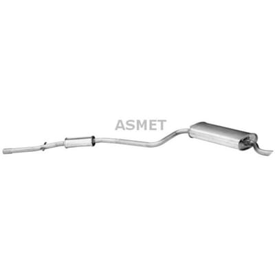 Geluiddemper achter ASMET 16.048