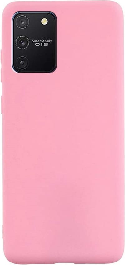 LuxeBass Hoesje geschikt voor Samsung Galaxy Note 10 Lite - Siliconen hoesje - Kunststof - Soft cover - Roze - telefoonhoes - gsm hoes - telefoonhoesje