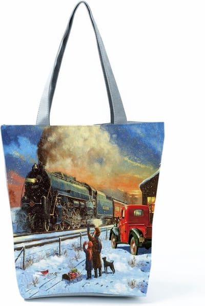 Kersttas - Shopper - Kersttrein