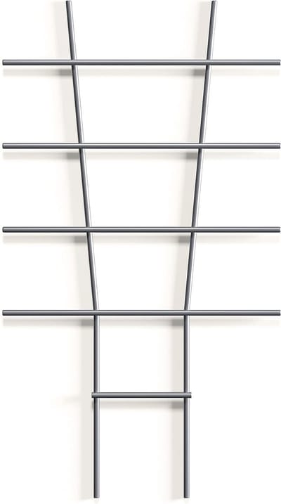 Metalen Hekwerk voor Klimplanten - 24 x 42 cm - Onmisbare Tuinaccessoires voor Tomaten en Monstera