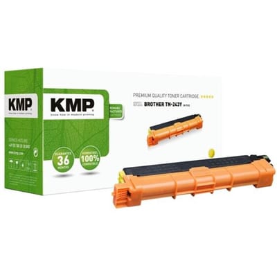 KMP Toner vervangt Brother TN243Y Compatibel Geel 1000 bladzijden B-T112 1268,0009
