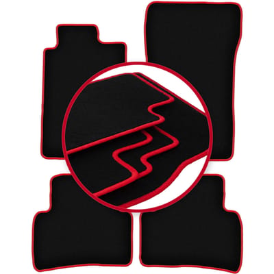 CARLUX-RED automatten voor: Mercedes C W202 stationwagen, sedan (1993-2000)