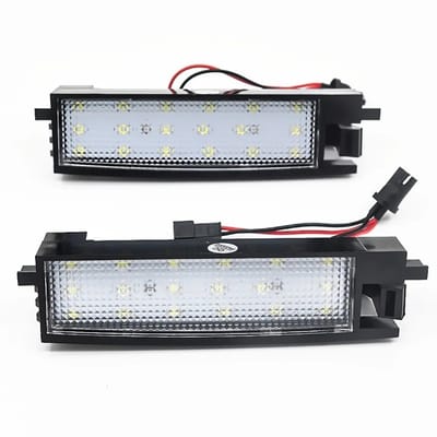 LED Kentekenverlichting - Kenteken verlichting - LED Kenteken verlichting geschikt voor: Toyota Auris - Rav4 - Canbus - 2 stuks 6000K Wit
