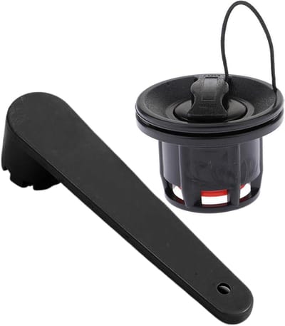 Boot Ventiel - Luchtplug Rubberboot - Waterpret - Dubbel Afgedicht - 2 stuks - Zwart
