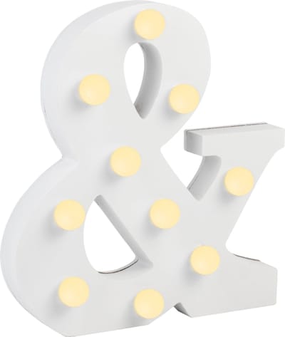 Verlichting | LED Letter | Vorm: & | Afmeting: 16x11cm