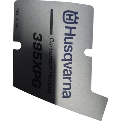 Husqvarna startkap sticker 395xpg